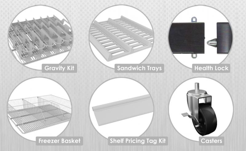 30-inch Two-Swing Door Freezer with 23 cu.ft. capacity